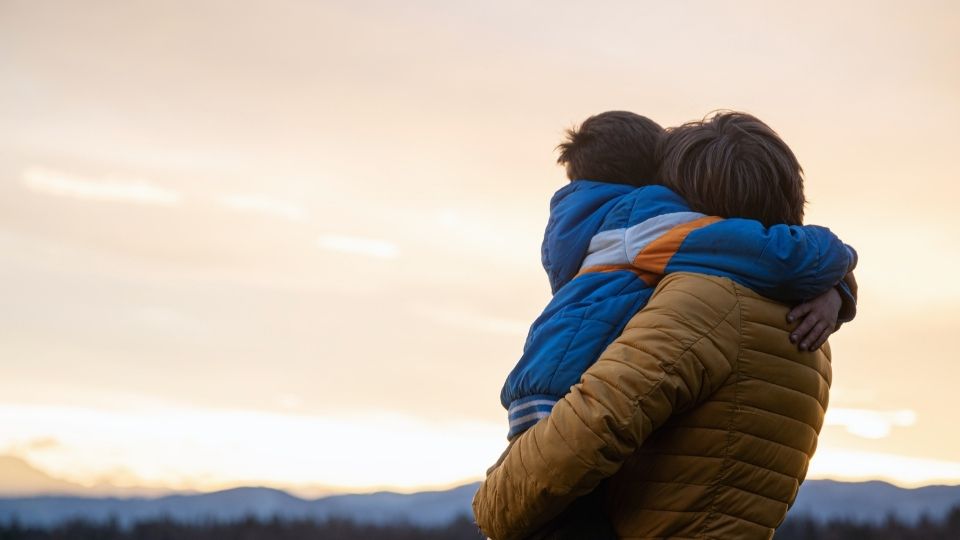 a family hug while considering there are no official medications for attachment disorder.