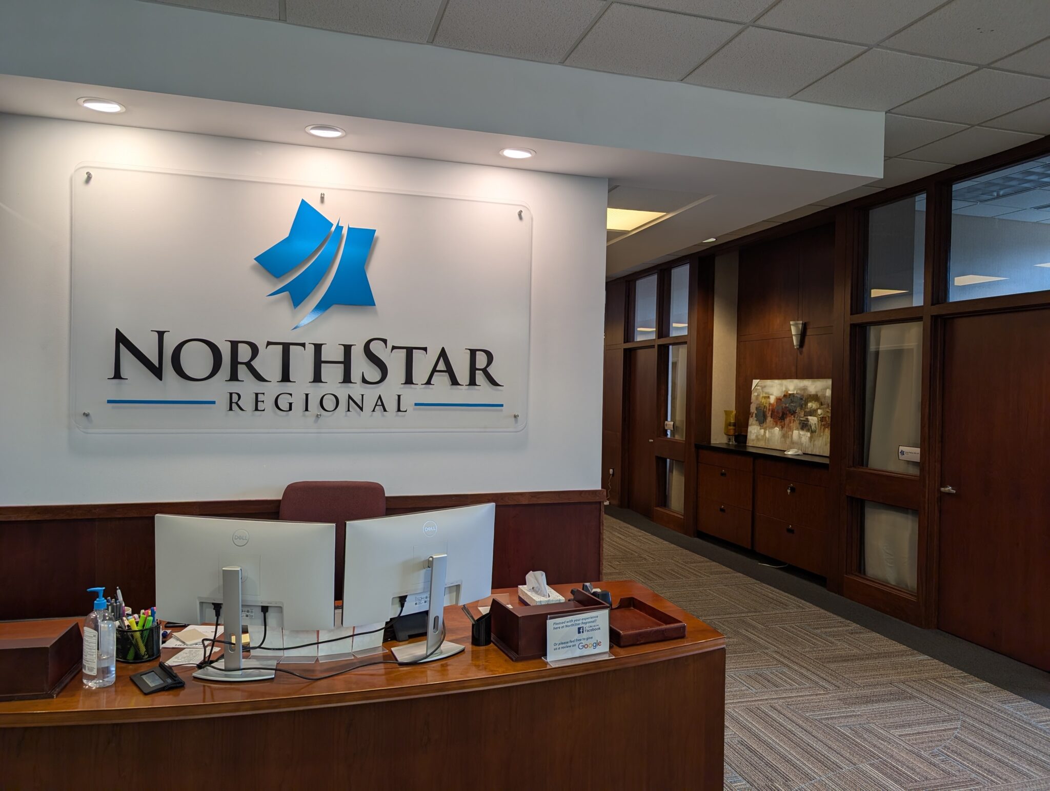 Reception desk